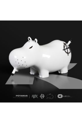 Potamus Black Porcelain - Frank Kozik