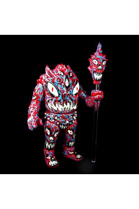 Skinless Abomination Pollen Kaiser Sofubi Custom Toy by Aeron Alfrey