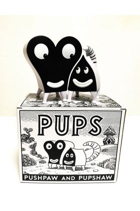 Pupshaw and Pushpaw Black & White Edition - Jim Woodring x Press Pop