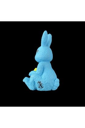 Bunny Designer Vinyl Toy Blue by Lady Aiko