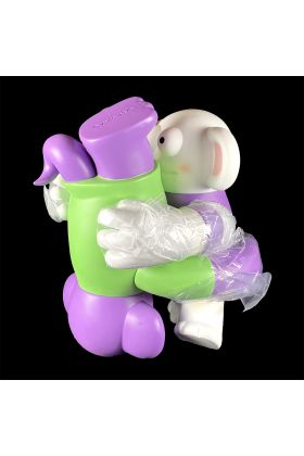 Amos Toys Wrestling Elves Designer Toy by James Jarvis