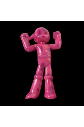 Astro Boy Fiberglass Pink Camo by Carlos Enriquez-Gonzalez