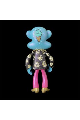 Aubergine Dream Julius Custom Designer Vinyl Toy by Nico Salazar