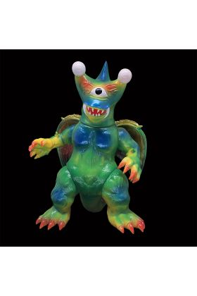 Bagun Green Sofubi Kaiju Monster by Siccaluna