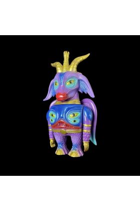 Baphomaniac Purple Paint Sample Sofubi by Martin Ontiveros