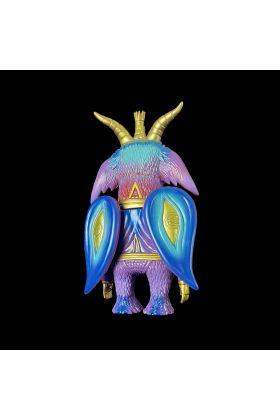 Baphomaniac Purple Paint Sample Sofubi by Martin Ontiveros
