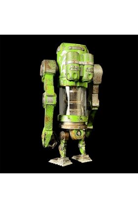 Bertie MK2 Green Custom Designer Vinyl Toy by Cris Rose