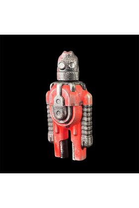 Ruckus Robot One Off Red Designer Resin Toy by Cris Rose