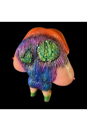 Brain Lips Monster Sculpture by Carlos Enriquez Gonzales