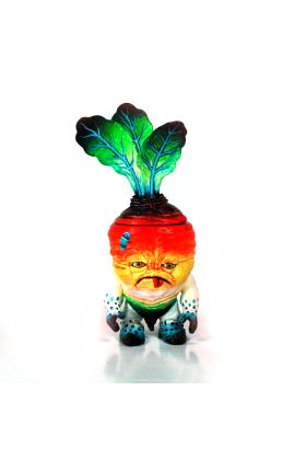 Untitled Custom Deadbeet Sofubi Toy by Brent Nolasco