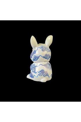 Ceramic Bunny Sofubi Minifigure by Candie Bolton