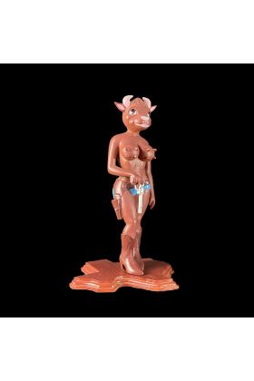 Cathy Cowgirl Brown Designer Art Toy by Ron English