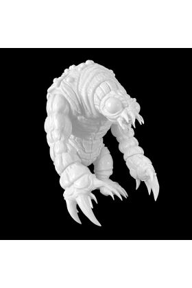 Cestoda Blank White Sofubi Kaiju by Miscreation Toys