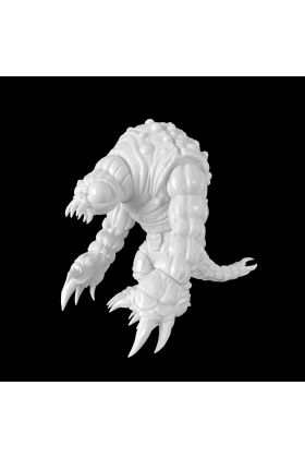 Cestoda Blank White Sofubi Kaiju by Miscreation Toys