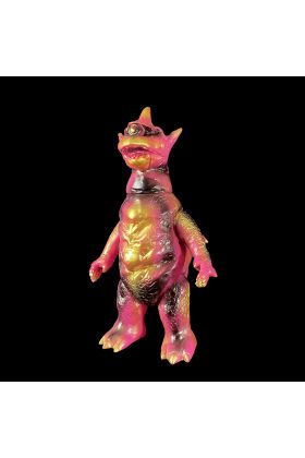 Zaran - Pink and Gold Sofubi Kaiju by Clap Monsters