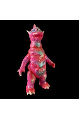 Zaran - Pink and Green Sofubi Kaiju by Clap Monsters