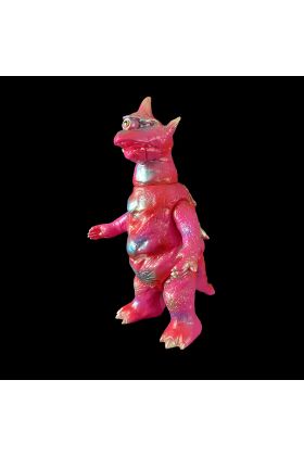 Zaran - Pink and Green Sofubi Kaiju by Clap Monsters