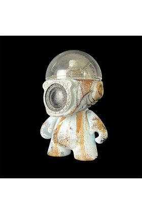 Clear Vision MK1 Custom Munny Designer Vinyl Toy by Cris Rose