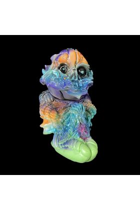 Skull Rose Blue Resin Toy by MM Toys