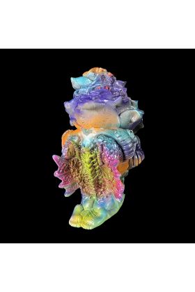 Skull Rose Blue Resin Toy by MM Toys