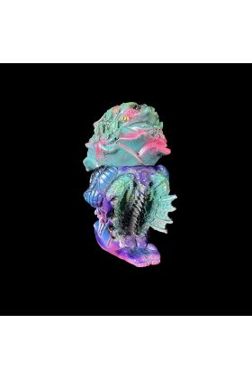 Skull Rose Purple Resin Toy by MM Toys