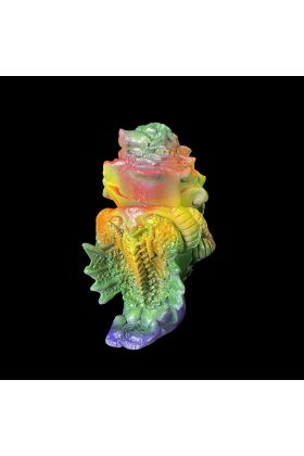 Skull Rose Rainbow Resin Toy by MM Toys
