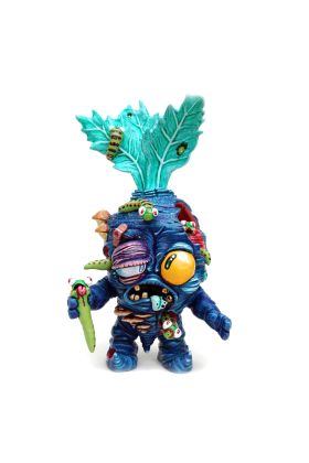 Curse of The Caterpillars Custom Deadbeet Sofubi by PJ Constable