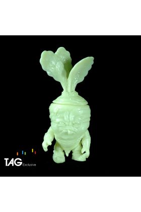 Glow In The Dark Blank Deadbeet Sofubi Toy by Scott Tolleson
