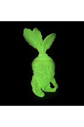 Glow In The Dark Blank Deadbeet Sofubi Toy by Scott Tolleson