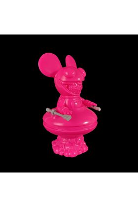 Deadmau5 Grin Pink Blank Sofubi by Ron English
