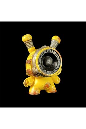 Observation Drone Camera Yellow Designer Vinyl Toy by Cris Rose
