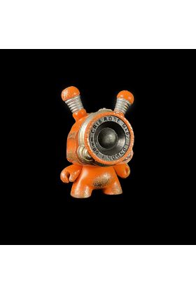 Observation Drone Camera Orange Designer Vinyl Toy - Cris Rose
