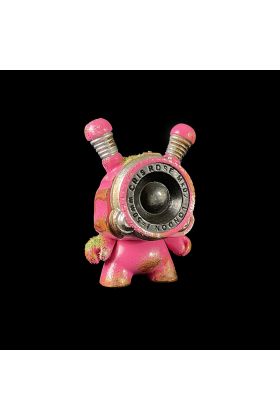 Observation Drone Camera Pink Designer Vinyl Toy by Cris Rose