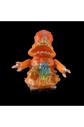 Orange Koujira Sofubi Kaiju by Elegab