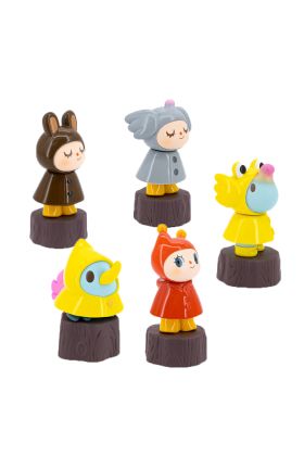 Greenie and Elfie Rainy Day Autumn Blind Box Designer Toys