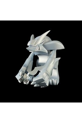 Fang Wolf - Metallic Grey Sofubi by Touma