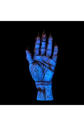 Hand of Glory Blue Glow Sofubi by Florian Bertmer