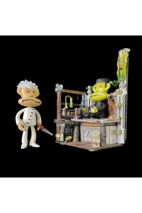 Franken Monkey Julius Custom Designer Vinyl Toy by Tim Clarke