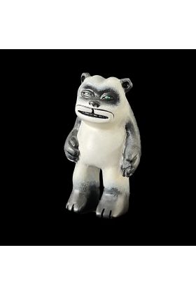 Fuzzie the Bear Panda Edition Designer Resin Toy by Blamo