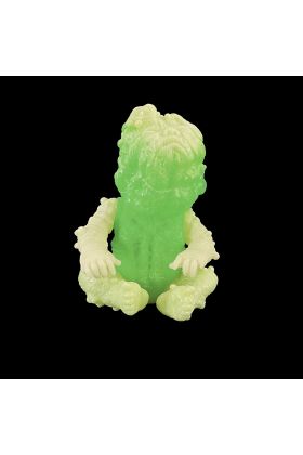 Zombie Staple Baby Vinyl Glow Green Marble by Miscreation Toys