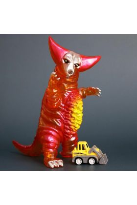 Gomora Clear Orange Sofubi Exclusive by Blue Bathtub