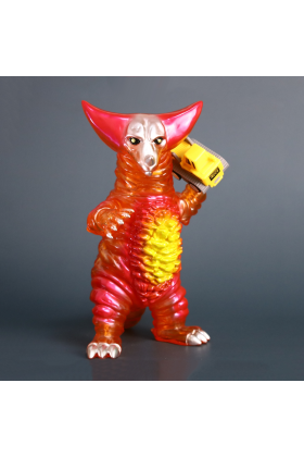 Gomora Clear Orange Sofubi Exclusive by Blue Bathtub