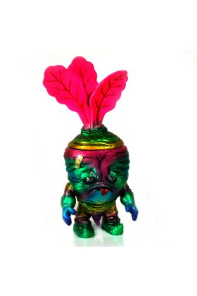 Hallucination Custom Deadbeet Sofubi Toy by Kenth Toy Works