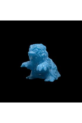 Hedoran Third Son Small Crawling Blue Sofubi Kaiju by Gargamel