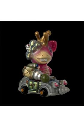 Hell's Chariot Pink Sofubi by Trash Talk Toys