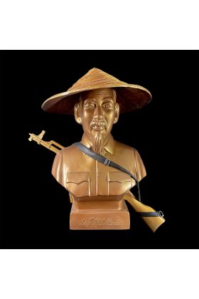 Ho Chi Minh Bust Bronze Designer Toy by Frank Kozik