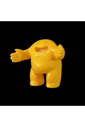 Hug Yellow Designer Resin Toy by Blamo