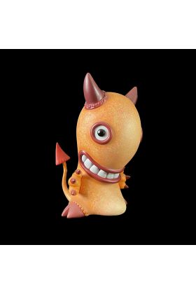 Idle Hands Orange Edition Designer Vinyl Toy A - Toy Tokyo