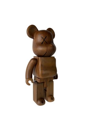 Wood Be@rbrick 400% - Kaws