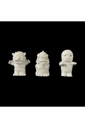 Famous Monsters Set - Grey Blank Sofubi by KTO KTO